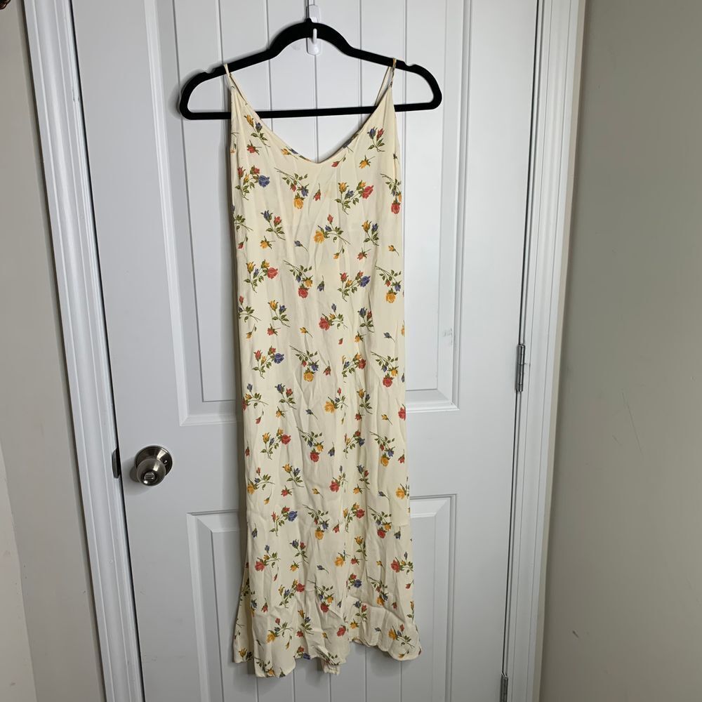 Reformation Floral Maxi Dress Cottagecore‎ Romantic Summer Slip Dress Large - Picture 2 of 8